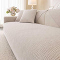 Soft Waterproof Chenille Cover Washable, Non Slip Sectional Sofa Covers for 3 Cushion Couch Sofa L Sharped Sofa Slipcover for Pets, Furniture Protector (1 PCS 27"x27" Coffee)