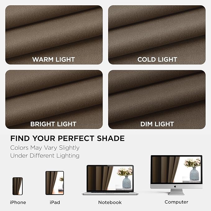 Joydeco Blackout Curtains 72 Inch Length 2 Panels Set, Thermal Insulated Long Drapes 2 Burg, Room Darkening Grommet Drapes for Living Room Bedroom Window