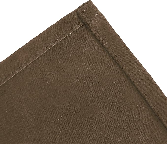 LEMOMO Brown Thermal Blackout Curtains/52 x 45 Inch/Set of 2 Panels Room Darkening Curtains