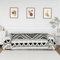 MYSKY HOME Couch Cover for Sectional Sofa Set Boho Geometric Furniture Sofa Cover Washable for Dog Cat Pets Couch Cover 3 Seat Sofa Chenille Couch Protector Multi-Use Couch Covers Blanket,71" X134"