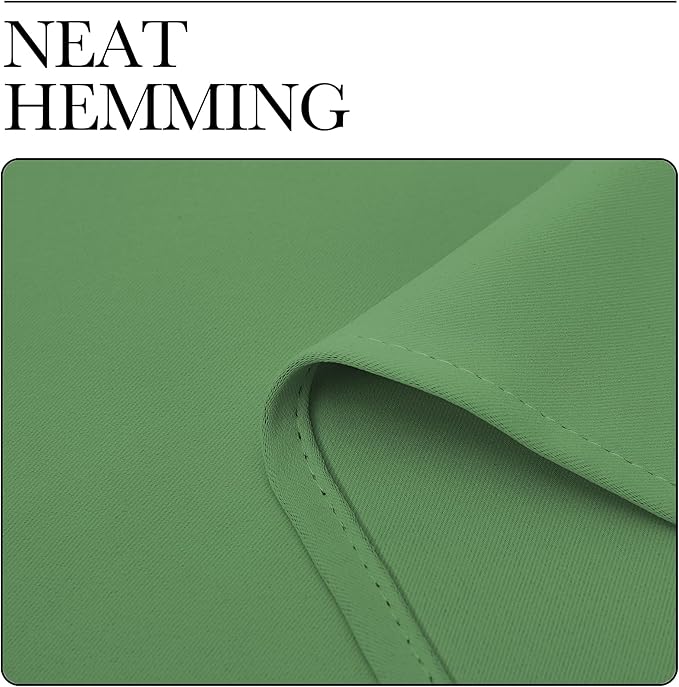 NICETOWN Blackout Curtains for Living Curtains, Froest Green, 2 Panels, 29 by 30, Room Darkening Window Curtain Panels, Easy-Care Solid Thermal Insulated Draperies/Drapes for Daughter Room