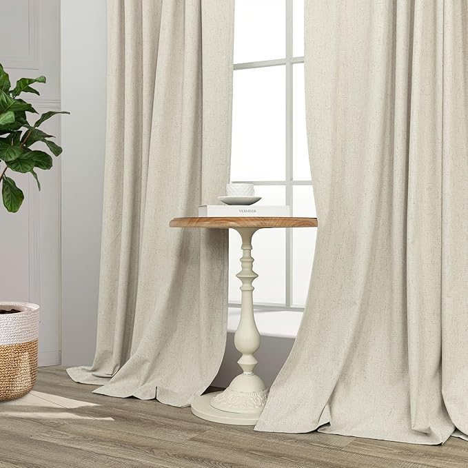 Pitalk Closet Curtains for Open Closet Doors Sliding Panels Burg 78 Inch Length Blackout Curtain for Living Room Window Viral Moody Light Blocking Insulated Drapes for Summer Heat Back Tab 52x78 Beige