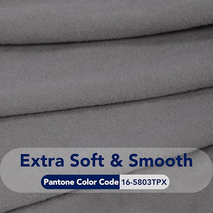 PureFit Super Stretch 4 Seater Sofa Slipcover – Spandex Non Slip Soft Couch Sofa Cover, Washable Furniture Protector with Non Skid Foam and Elastic Bottom for Kids, Pets （XX Large, Light Gray）