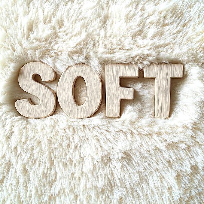 OLANLY 5x5 Area Rugs for Living Room Bedroom, Machine Washable Soft Fluffy Shaggy Bedside Rug, Indoor Floor Carpet for Kids Girls and Boys, Dorms, Nursery Rooms, Home Decor Aesthetic, Ivory