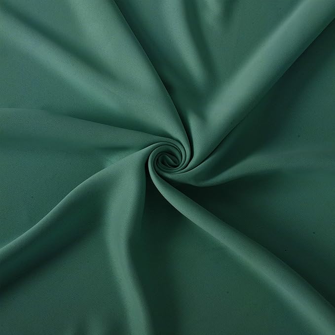 LEMOMO Green Blackout Curtains 34 x 84 Inch Length/Set of 2 Curtain Panels/Thermal Insulated Room Darkening Blackout Curtains for Bedroom